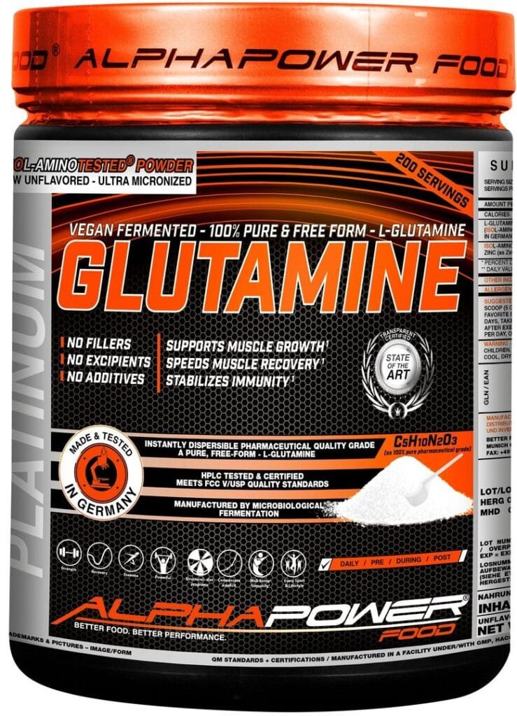 Glutamine ISOL-AMINOTESTED® 100% PURE 1000g