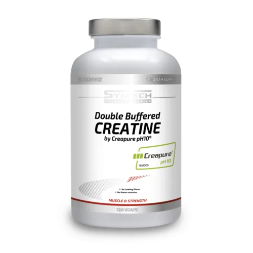 Dvigubai buferinis kreatinas Creapure® pH10  120 kaps.