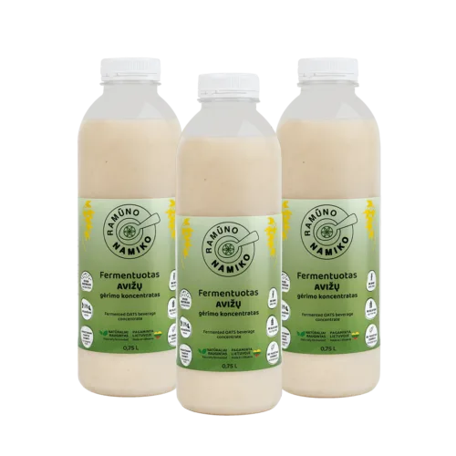 Fermentuotas NAMIKO AVIŽŲ gėrimo koncentratas 750 ml.