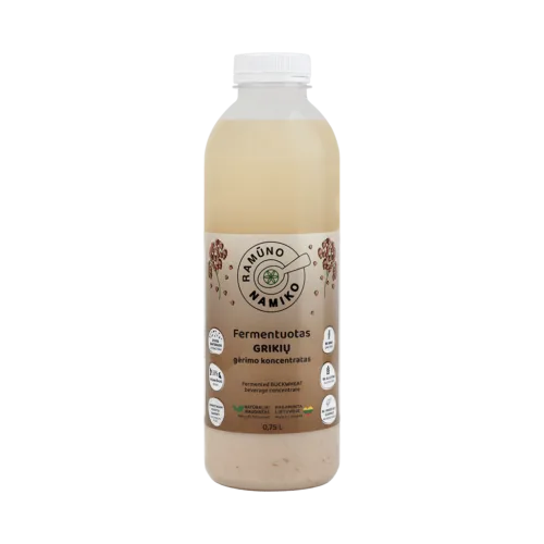 Fermentuotas NAMIKO AVIŽŲ gėrimo koncentratas 750 ml.