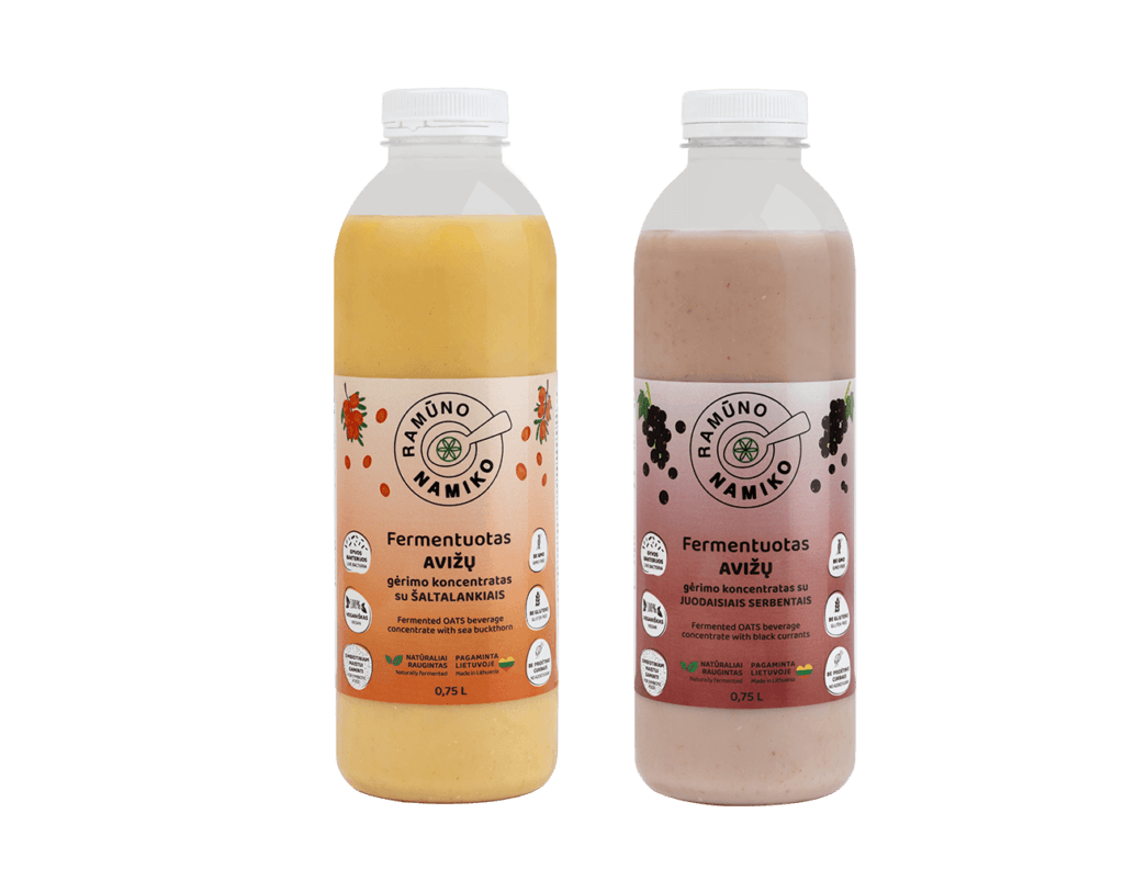 Fermentuotas NAMIKO AVIŽŲ gėrimo koncentratas 750 ml.
