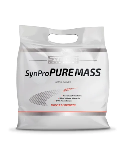 SynPro PURE MASS (braškių skonio) 5 kg + dovana