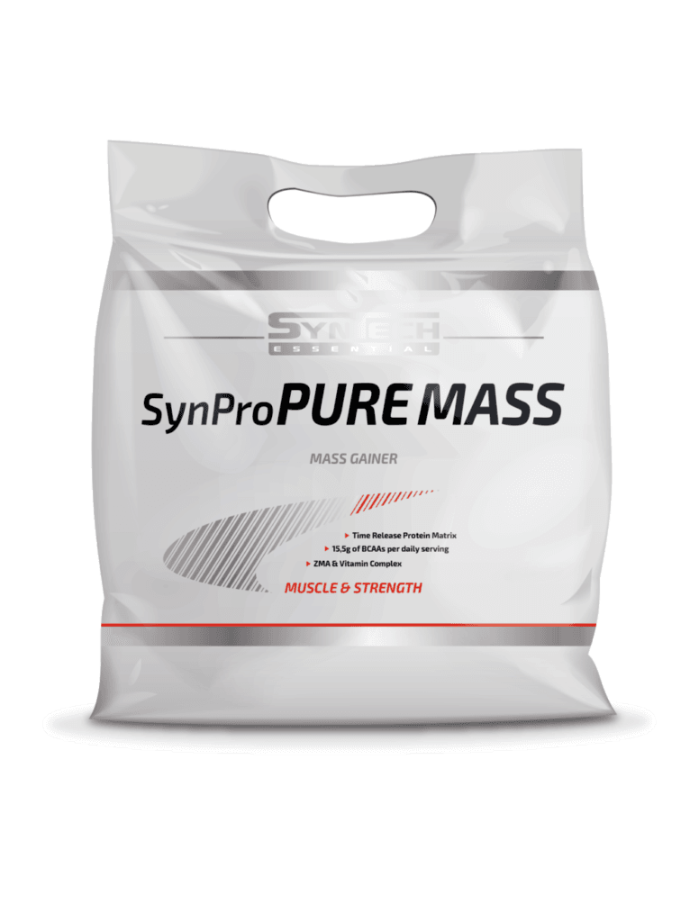SynPro PURE MASS (braškių skonio) 5 kg + dovana