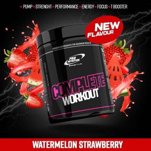 Prieštreniruotinis produktas Complete Workout 375g