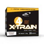 Profesionalus produktas po treniruočių 4 X-Train 20 pakelių x 30 g (šokolado skonio)