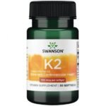 VITAMINAS K2 100 MCG (NATŪRALUS) 30 KAPS.