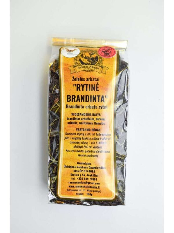 ​BRANDINTA ARBATA RYTUI ,,RYTINĖ BRANDINTA” 100 g