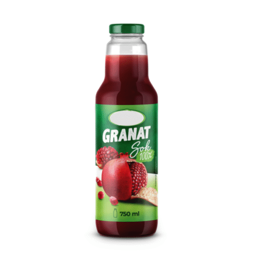 Granatų sultys 100% 750 ml