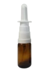 Stiklinis buteliukas su nosies purkštuvu 10ml