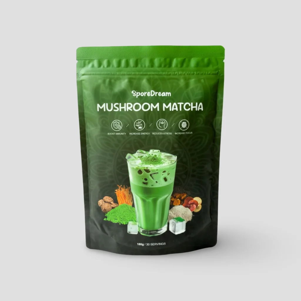 „SporeDream“ funkcinė grybų kava latte 180g